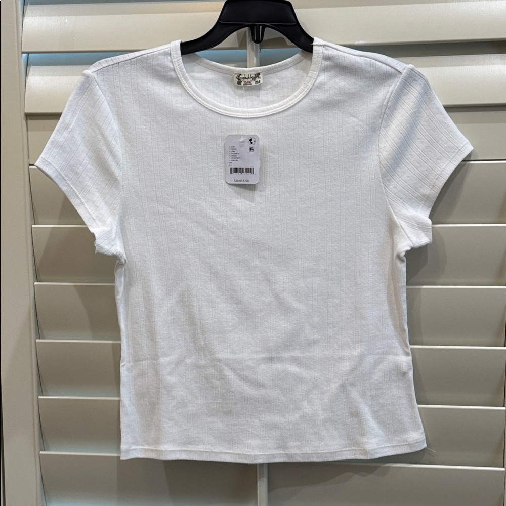 Free People Oatmeal Pajama Top